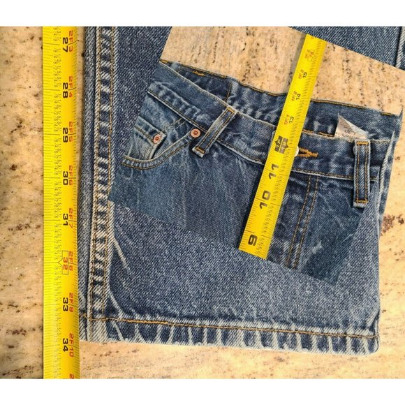 Levi’s 505 Vtg Jeans 35x34 Regular Fit Straight Leg Distressed High Rise Canada - Picture 11 of 12